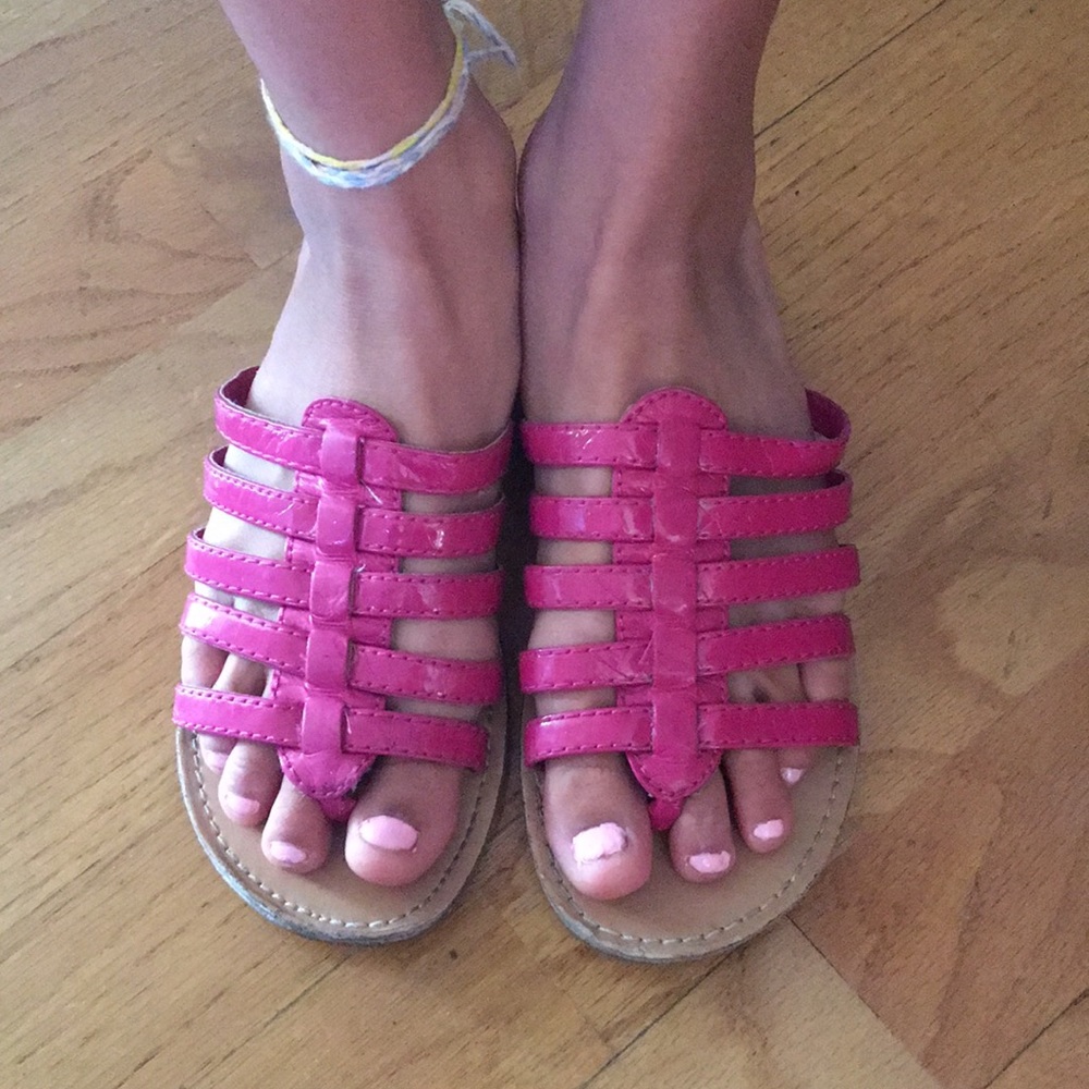 Pink sandals size 1